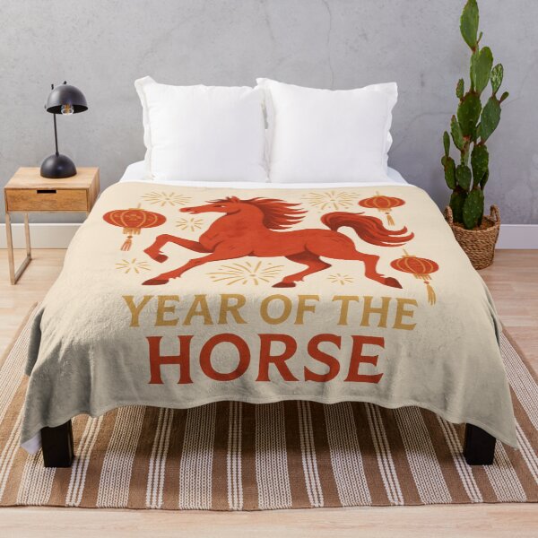 Item preview, Lantern Horse | Lunar New Year 2026 Illustration designed and sold by Ombrya.