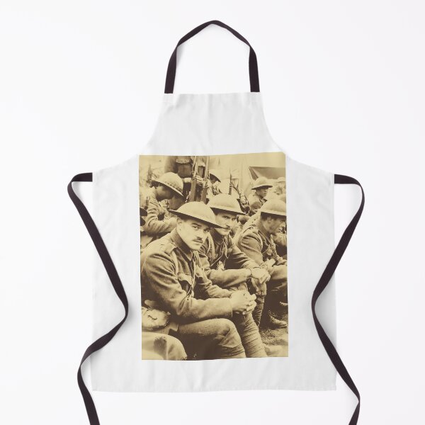 Item preview, Sepia Vintage Soldiers in Trench Photo Style designed and sold by Piotrek0001.