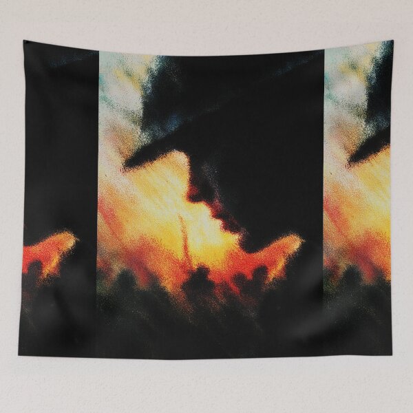 Item preview, Soldier Profile Silhouette in Fire Light designed and sold by Piotrek0001.