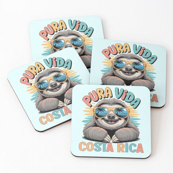 Item preview, Pura Vida Sloth Costa Rica Relaxed Tropical Vibes designed and sold by Nzgiftsandmore.