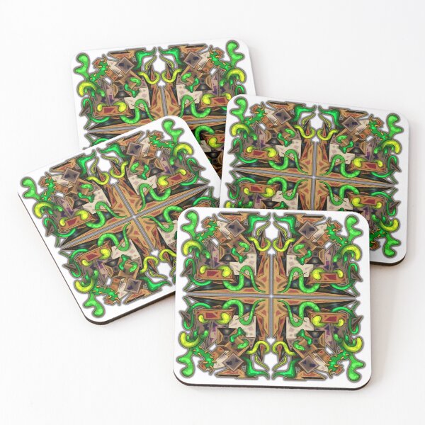 Item preview, Color Tiles #24B - Earthly Talisman designed and sold by liquid-print.