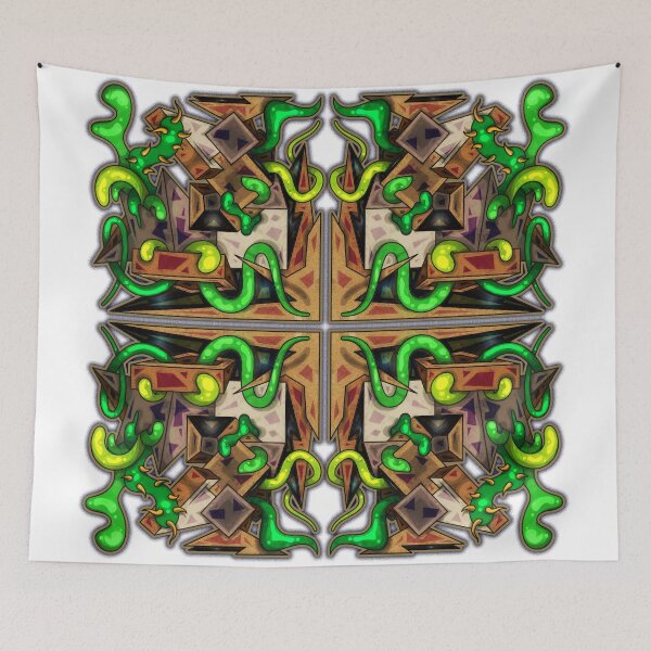Item preview, Color Tiles #24B - Earthly Talisman designed and sold by liquid-print.