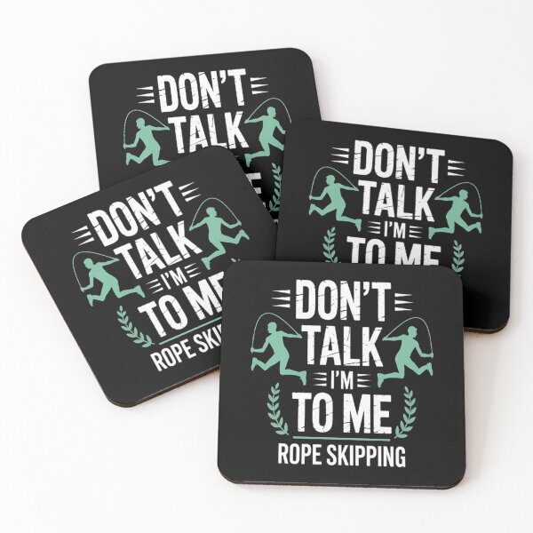 Item preview, Don't Talk To Me I'm Rope Skipping Jump Roping Training designed and sold by StuffNestie.