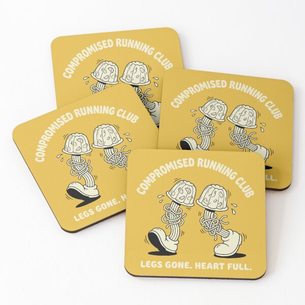 Item preview, Compromised Running Club Funny Runner Humor designed and sold by Imaginationbeyond.