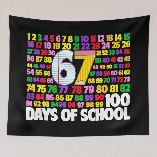 Item preview, 67+33 = 100 Days Of School Funny 100th Day Math Number designed and sold by gladysenglish.