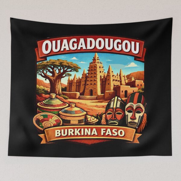Item preview, Ouagadougou, Burkina Faso Africa designed and sold by Myra365Art.
