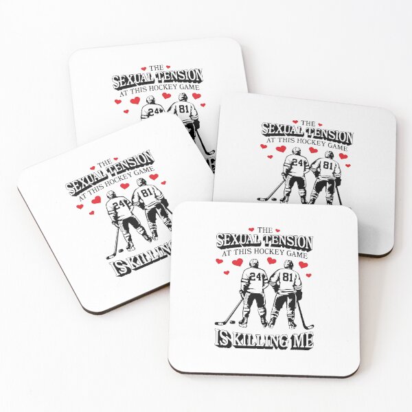 Item preview, Heated Rivalry The sexual tension at this hockey game is killing me illustration designed and sold by SheriPeroni.