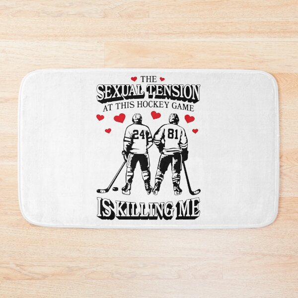 Item preview, Heated Rivalry The sexual tension at this hockey game is killing me illustration designed and sold by SheriPeroni.