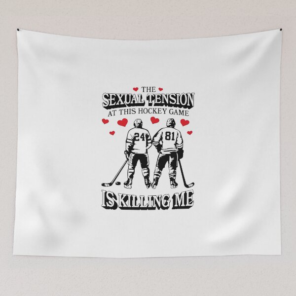 Item preview, Heated Rivalry The sexual tension at this hockey game is killing me illustration designed and sold by SheriPeroni.