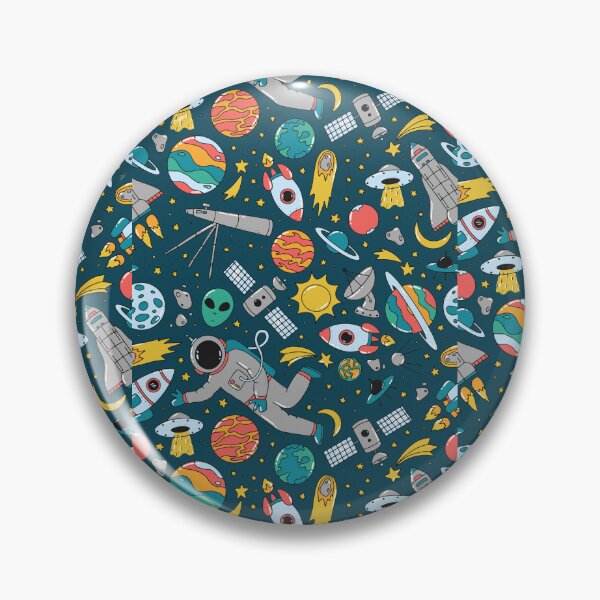 Item preview, Cute Astronaut Space Pattern – Rockets, Planets & Stars Cartoon Galaxy Illustration designed and sold by GiftsCreek.