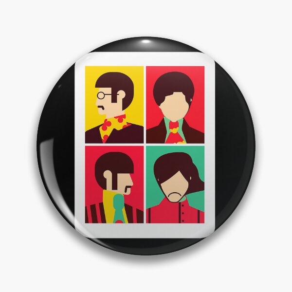 Item preview, The Fab Four Minimalist Classic designed and sold by SpammerDesignz.