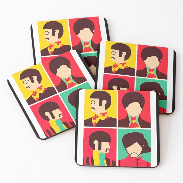 Item preview, The Fab Four Minimalist Classic designed and sold by SpammerDesignz.