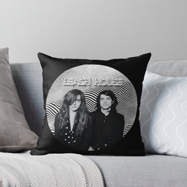 Item preview, Beach House Black White Portrait Circle designed and sold by Lilallangy.