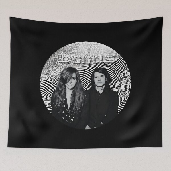 Item preview, Beach House Black White Portrait Circle designed and sold by Lilallangy.