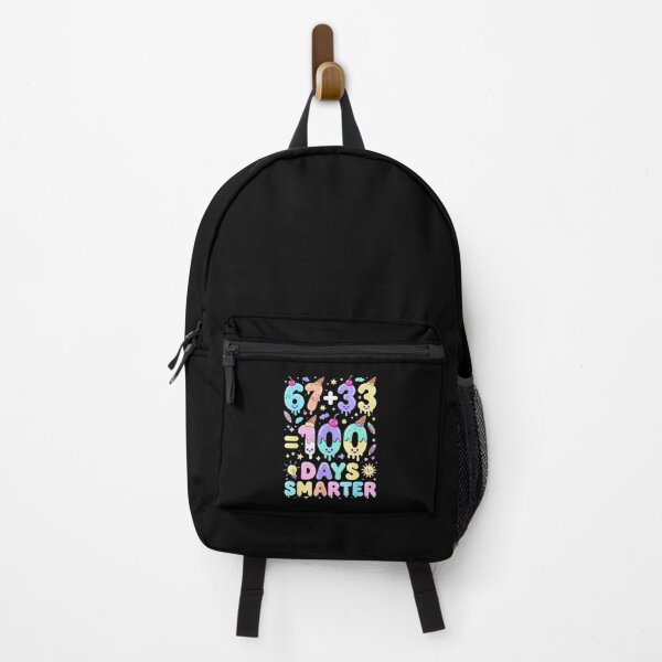 Item preview, 67+33 = Days Smarter Funny School Math Milestone Design designed and sold by gladysenglish.