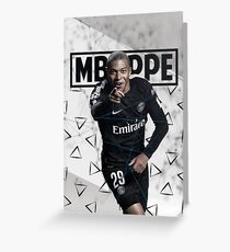 Mbappe Football Player Greeting Card