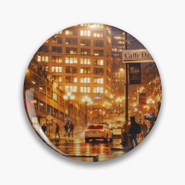 Item preview, Rainy night in the city designed and sold by stylekotoshop.