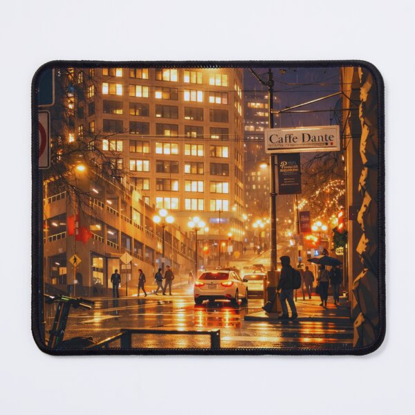 Item preview, Rainy night in the city designed and sold by stylekotoshop.