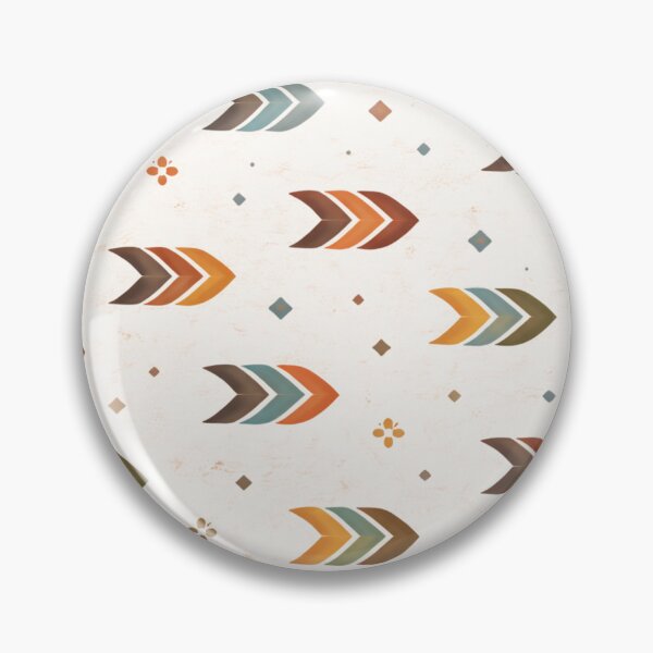 Item preview, AI Retro Arrow Micro Pattern – 70s Geometric Drift designed and sold by Cleora Art .