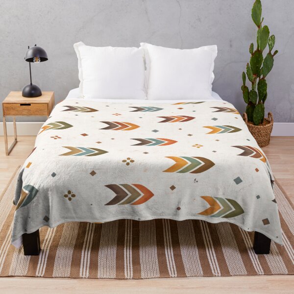 Item preview, AI Retro Arrow Micro Pattern – 70s Geometric Drift designed and sold by Cleora Art .