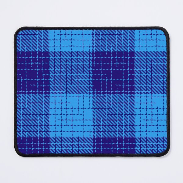 Item preview, Light and Dark Blue Crosshatch Plaid Gingham Design  designed and sold by PatternTitan.