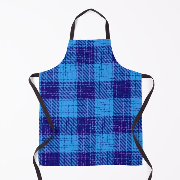 Item preview, Light and Dark Blue Crosshatch Plaid Gingham Design  designed and sold by PatternTitan.