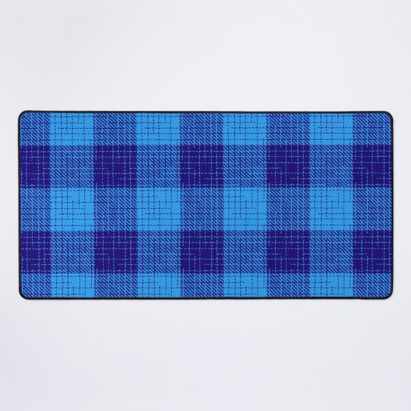 Item preview, Light and Dark Blue Crosshatch Plaid Gingham Design designed and sold by PatternTitan.