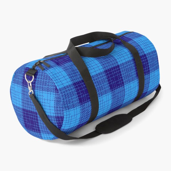 Item preview, Light and Dark Blue Crosshatch Plaid Gingham Design designed and sold by PatternTitan.
