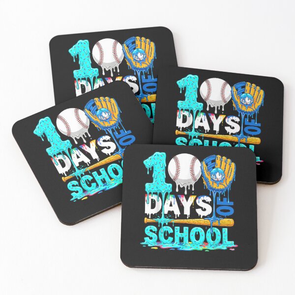 Item preview, 100 Days of School Baseball Ice Cream Drip Player Kids Boys designed and sold by MatherFisher.