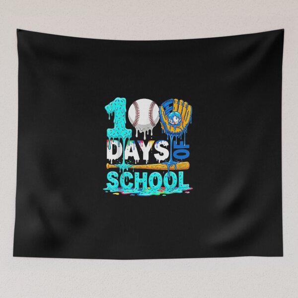 Item preview, 100 Days of School Baseball Ice Cream Drip Player Kids Boys designed and sold by MatherFisher.