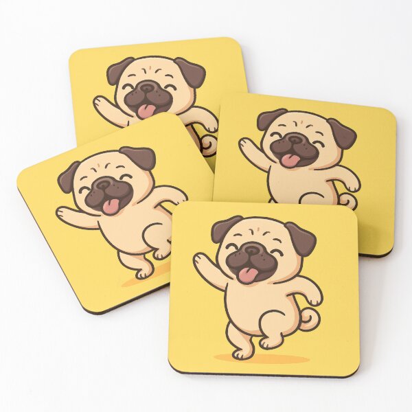 Item preview, Happy Dancing Dog Illustration Funny Animal Design designed and sold by Tisnapra23.