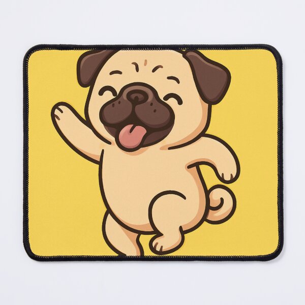 Item preview, Happy Dancing Dog Illustration Funny Animal Design designed and sold by Tisnapra23.