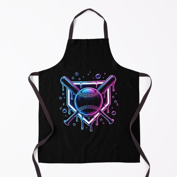Item preview, Baseball Drip Crossed Bats Neon Style designed and sold by miaa-artistshop.