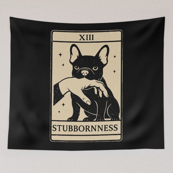 Item preview, XIII STUBBORNNESS Tarot Cat Vintage Occult Illustration designed and sold by JEFDodsonArt.