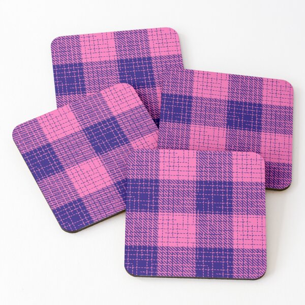 Item preview, Blue and Pink Crosshatch Plaid Gingham Design  designed and sold by PatternTitan.