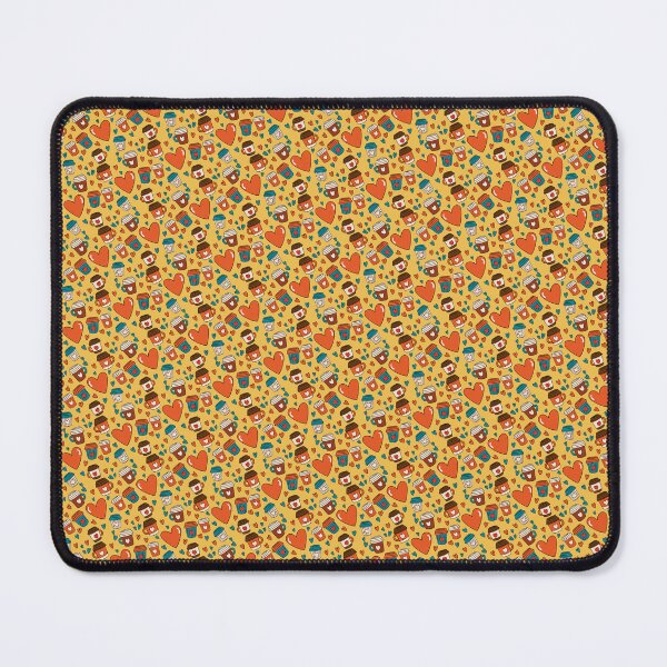 Item preview, VALENTINE COFFEE LOVE MIDCENTURY POP ART PATTERN designed and sold by Sycorax Studio.