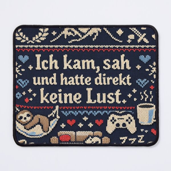 Item preview, Funny knitted design. I came, saw no desire. designed and sold by Mauswohn.