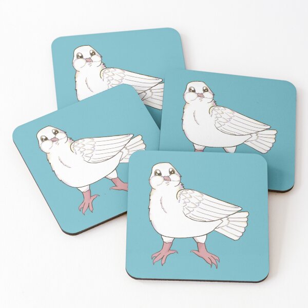 Item preview, Fluffy Cute Pigeon designed and sold by elizasunnycolor.
