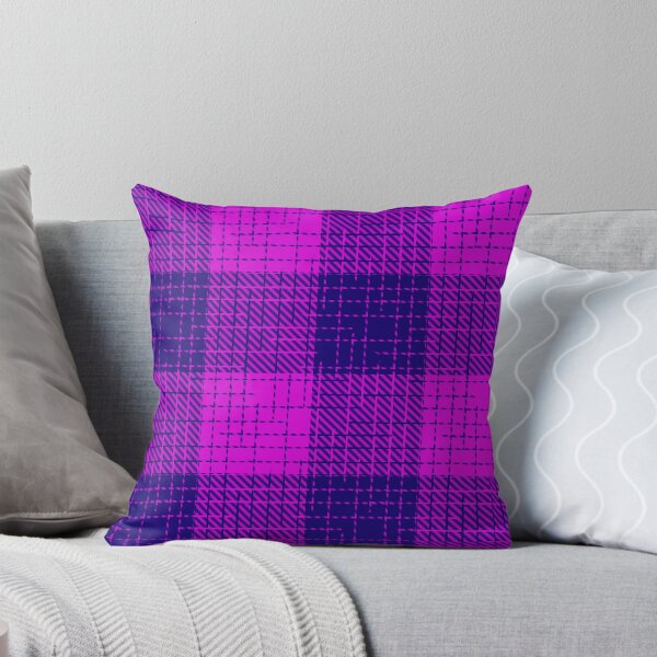 Item preview, Blue and Purple Crosshatch Plaid Gingham Design  designed and sold by PatternTitan.