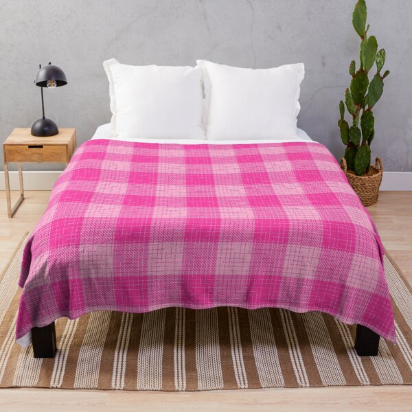 Item preview, Hot Pink Light Pink Crosshatch Plaid Gingham Design designed and sold by PatternTitan.