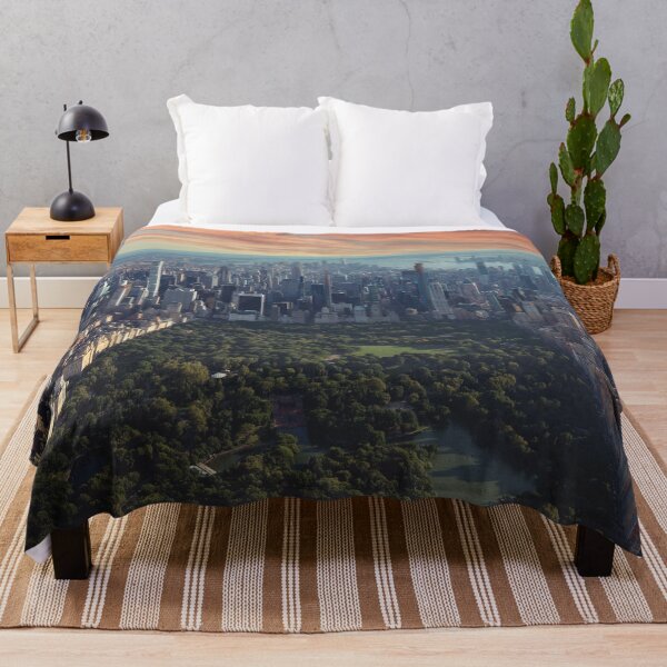 Item preview, New York City Central Park aerial view sunset designed and sold by Mauswohn.