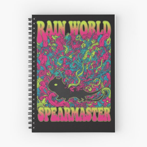 Item preview, Spearmaster Slugcat T-Shirt | Psychedelic Spear & Flower Explosion | Trippy Fantasy Indie Game Art Tee designed and sold by ZyxDes.