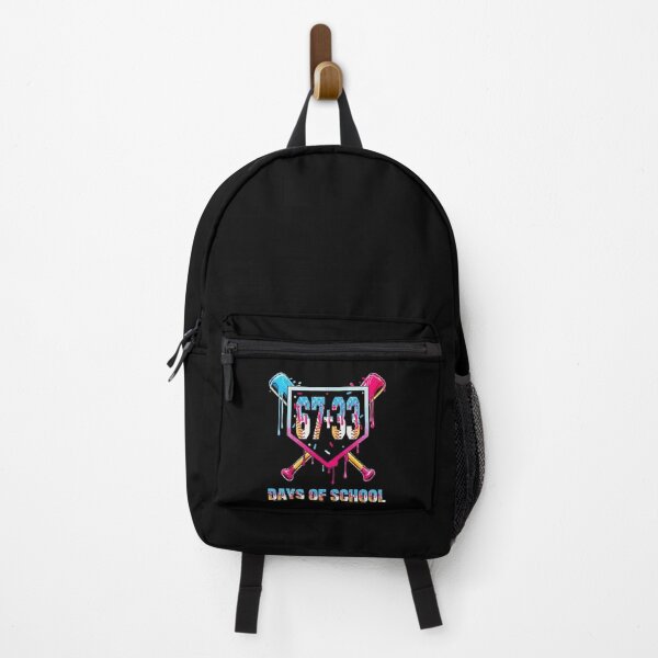 Item preview, 67+33 Days Of School Funny 100th Day School Baseball  designed and sold by gladysenglish.