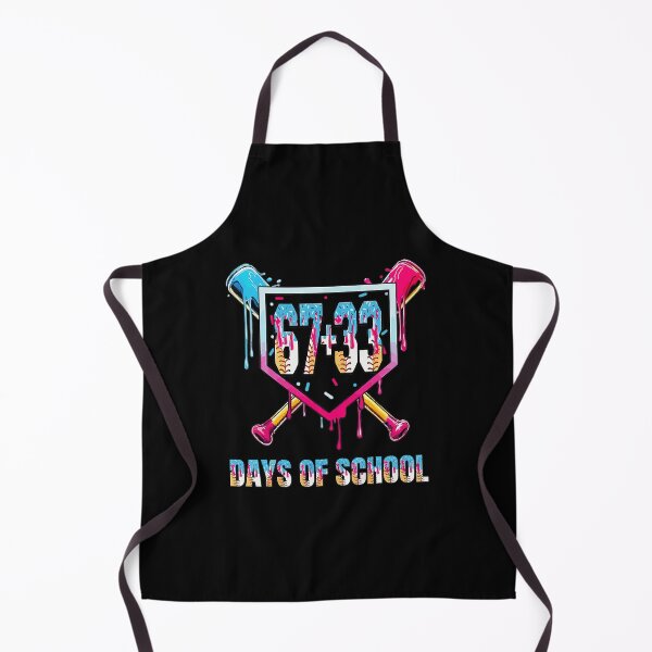 Item preview, 67+33 Days Of School Funny 100th Day School Baseball  designed and sold by gladysenglish.