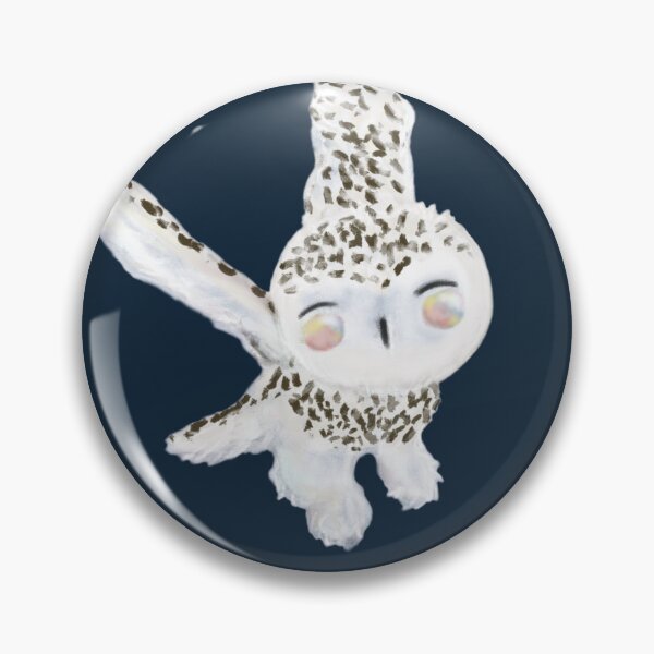 Item preview, Wee Snowy Owl - Cute Watercolor designed and sold by LittleCloudShop.