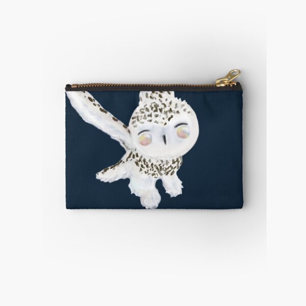 Item preview, Wee Snowy Owl - Cute Watercolor designed and sold by LittleCloudShop.