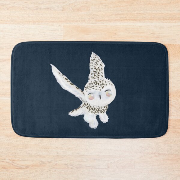 Item preview, Wee Snowy Owl - Cute Watercolor designed and sold by LittleCloudShop.