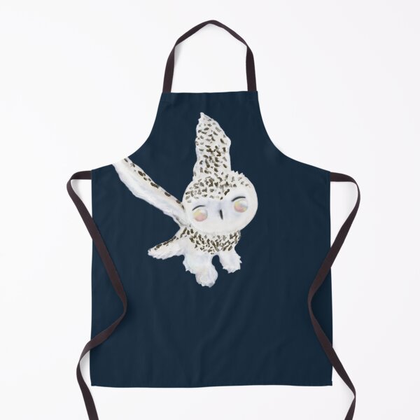 Item preview, Wee Snowy Owl - Cute Watercolor designed and sold by LittleCloudShop.