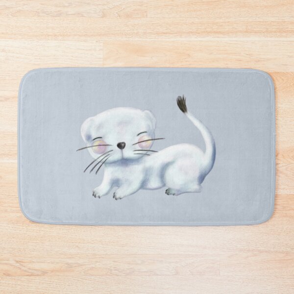 Item preview, Wee Ermine - Cute Watercolor designed and sold by LittleCloudShop.