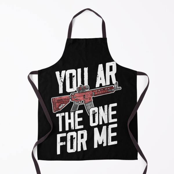 Item preview, You Are The One For Me Red Rifle 2nd Amendment Valentine designed and sold by Suzu Comena.